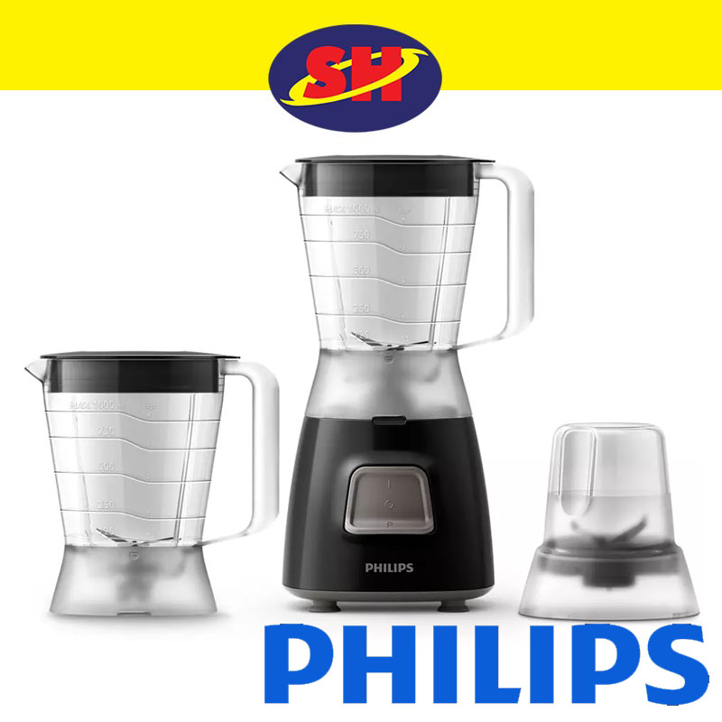 Philips 2 Plastic Jar+1 Dry Mil Blender (450W) - Siong How Electrical &  Electronic Sdn Bhd 雄豪电器电子有限公司
