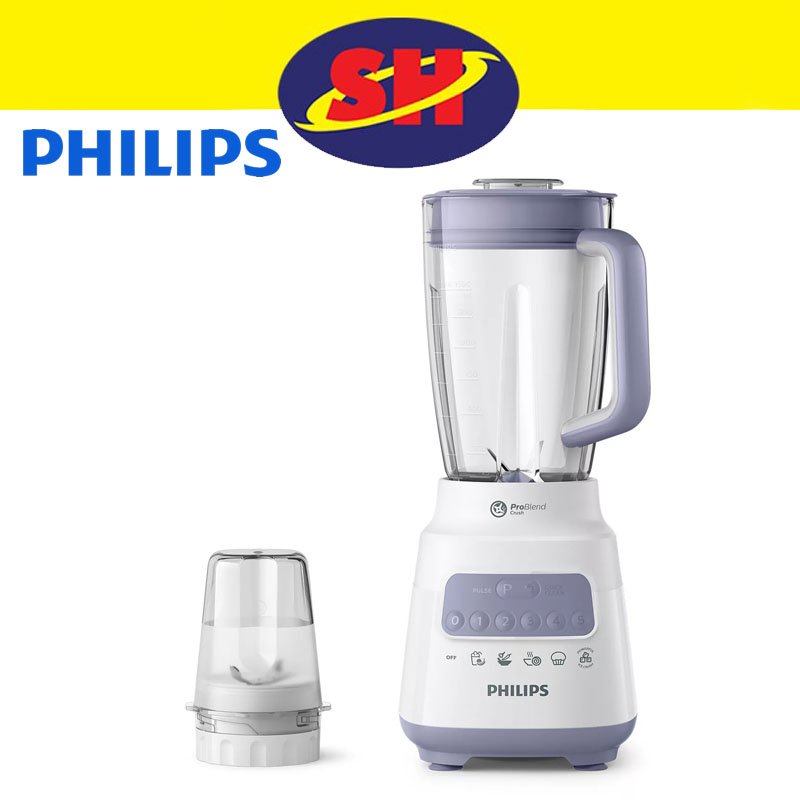 Philips 700w 5 Speed + Pulse 2L (Multi Mill, 4 Star Blade) - Siong How Electrical Electronic Sdn Bhd 雄豪电器电子有限公司